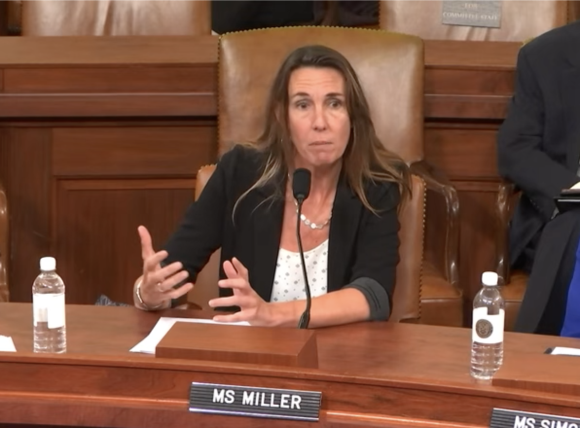 Linda Miller testifies at Oversight Subcommittee 